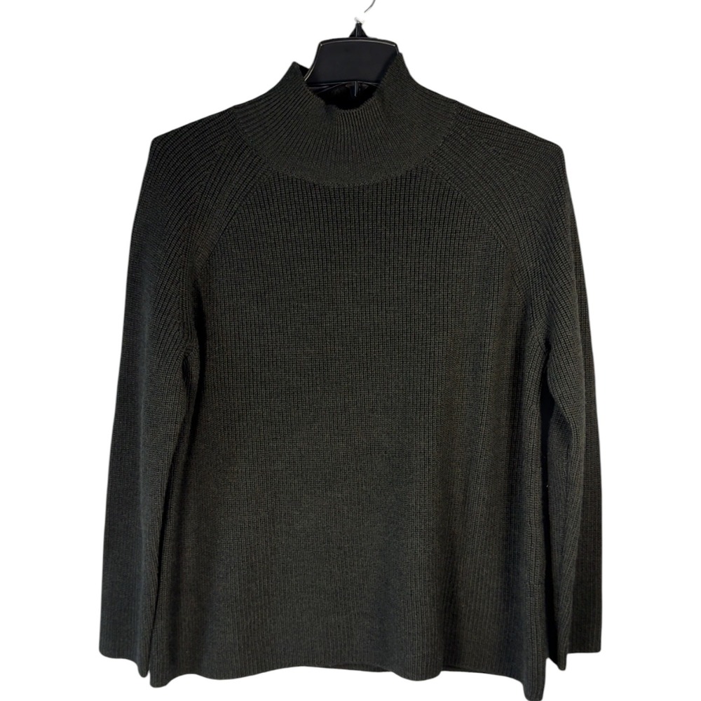 Eileen Fisher Womens Size Large Ivy Turtle Neck Raglan Top Pullover Sweater NWT